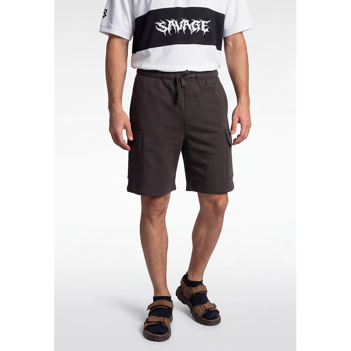 Bermuda Básico Cargo Hombre Café 1