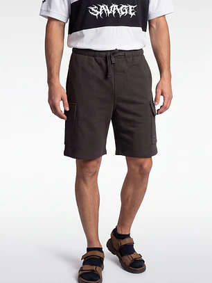Bermuda Básico Cargo Hombre Café