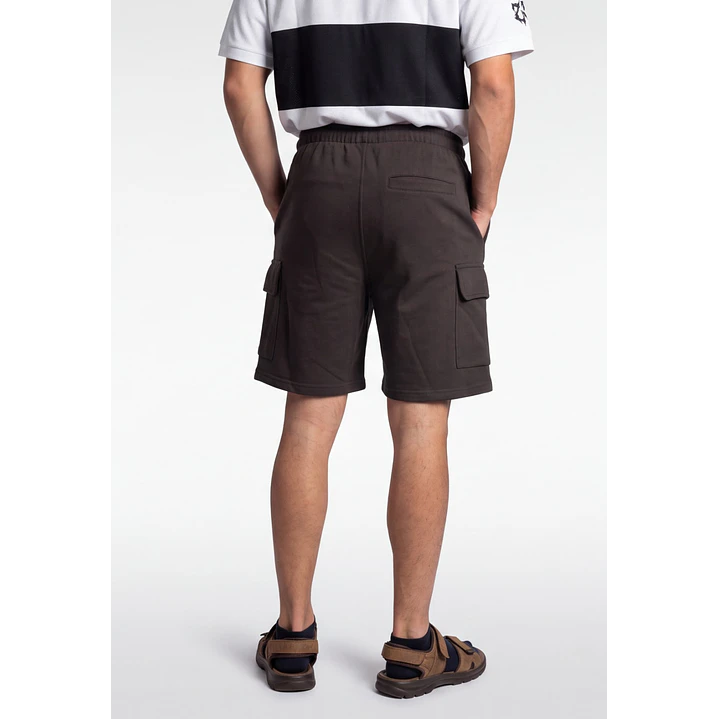 Bermuda Básico Cargo Hombre Café 2