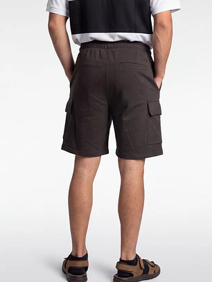 Bermuda Básico Cargo Hombre Café