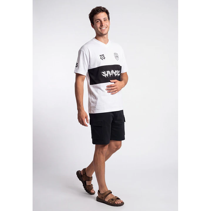 Bermuda Básico Cargo Hombre Negro 3