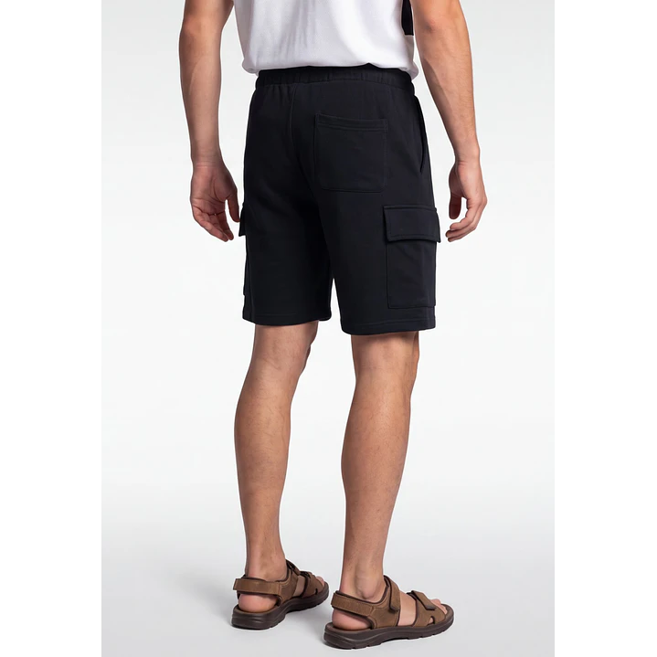 Bermuda Básico Cargo Hombre Negro 2