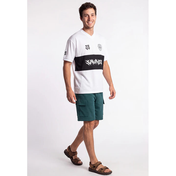 Bermuda Básico Cargo Hombre Verde 3