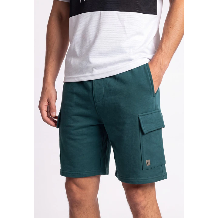 Bermuda Básico Cargo Hombre Verde 1