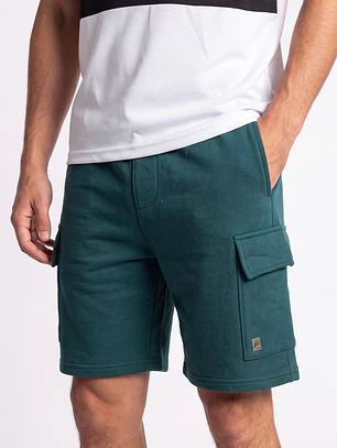 Bermuda Básico Cargo Hombre Verde
