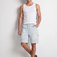 Bermuda Denim Carpintero Hombre Celeste - Miniatura 3