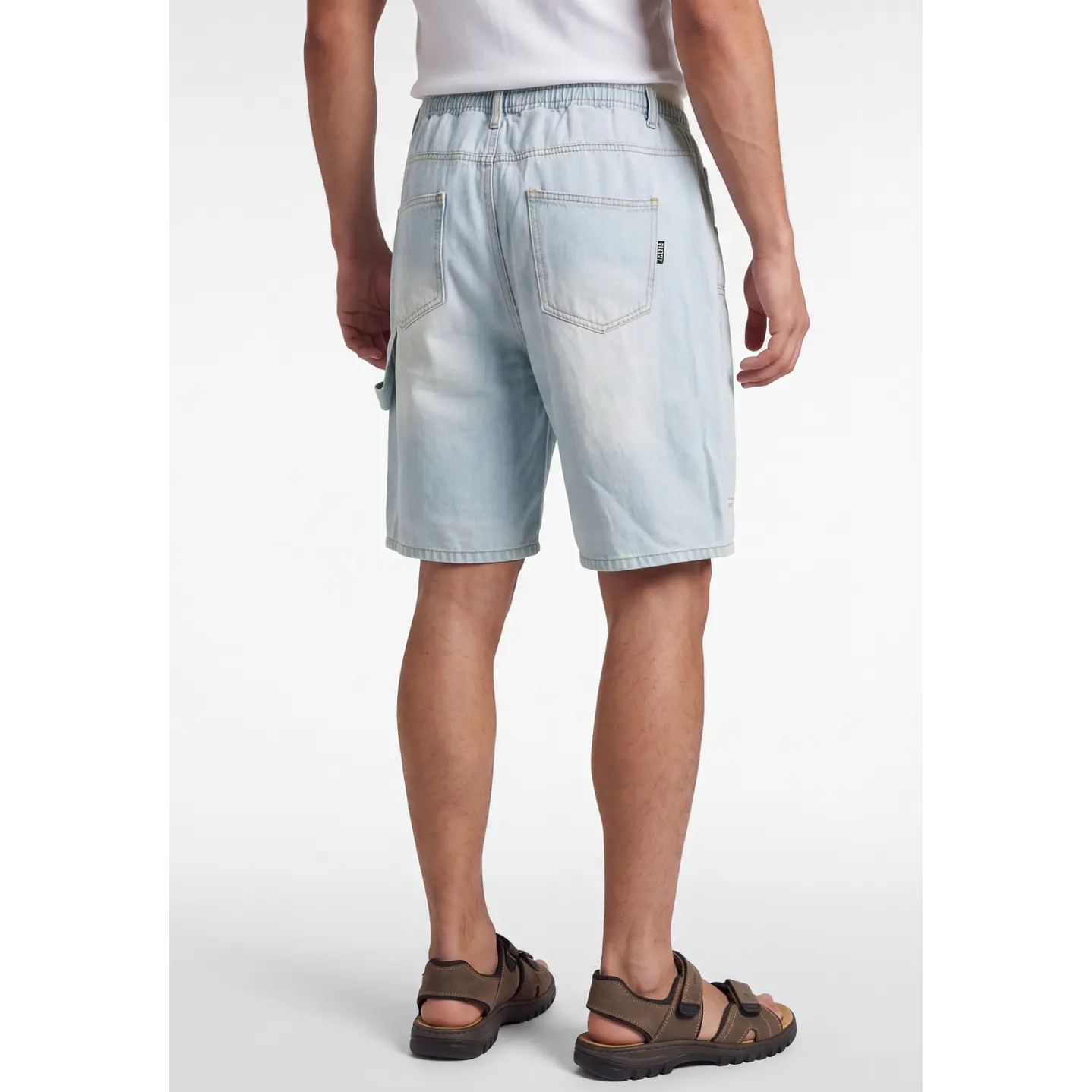 Bermuda Denim Carpintero Hombre Celeste 2