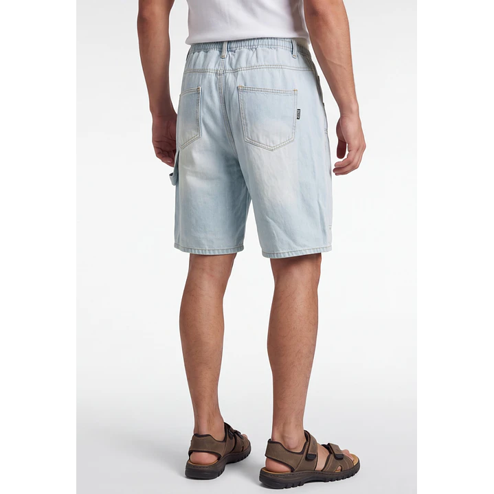Bermuda Denim Carpintero Hombre Celeste 2