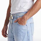 Bermuda Denim Loose Hombre Celeste - Miniatura 4