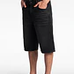 Bermuda Denim Wide Leg Hombre Negro - Miniatura 1