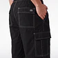 Bermuda Denim Cargo Hombre Negro - Miniatura 4