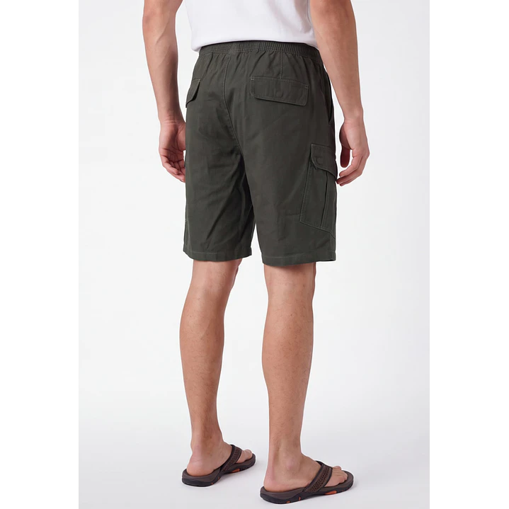 Bermuda Denim Cargo Hombre Verde 2