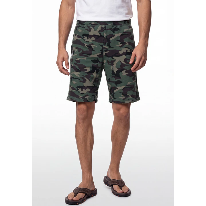 Bermuda Denim Camuflado Hombre Verde 1