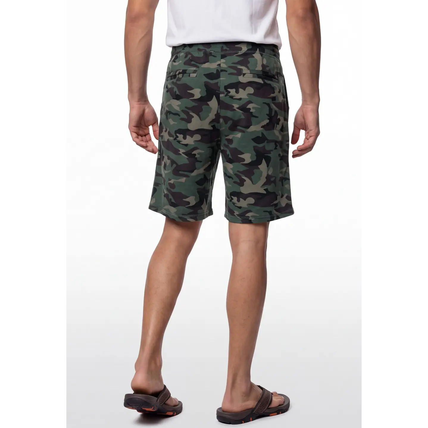 Bermuda Denim Camuflado Hombre Verde 2
