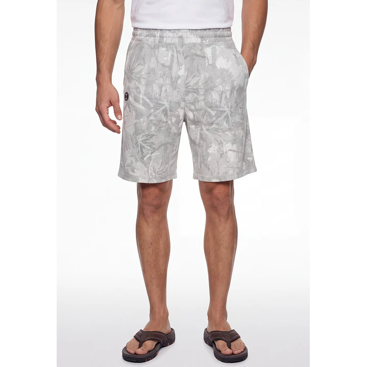Bermuda Denim Camuflado Hombre Beige 1
