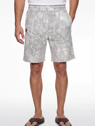 Bermuda Denim Camuflado Hombre Beige