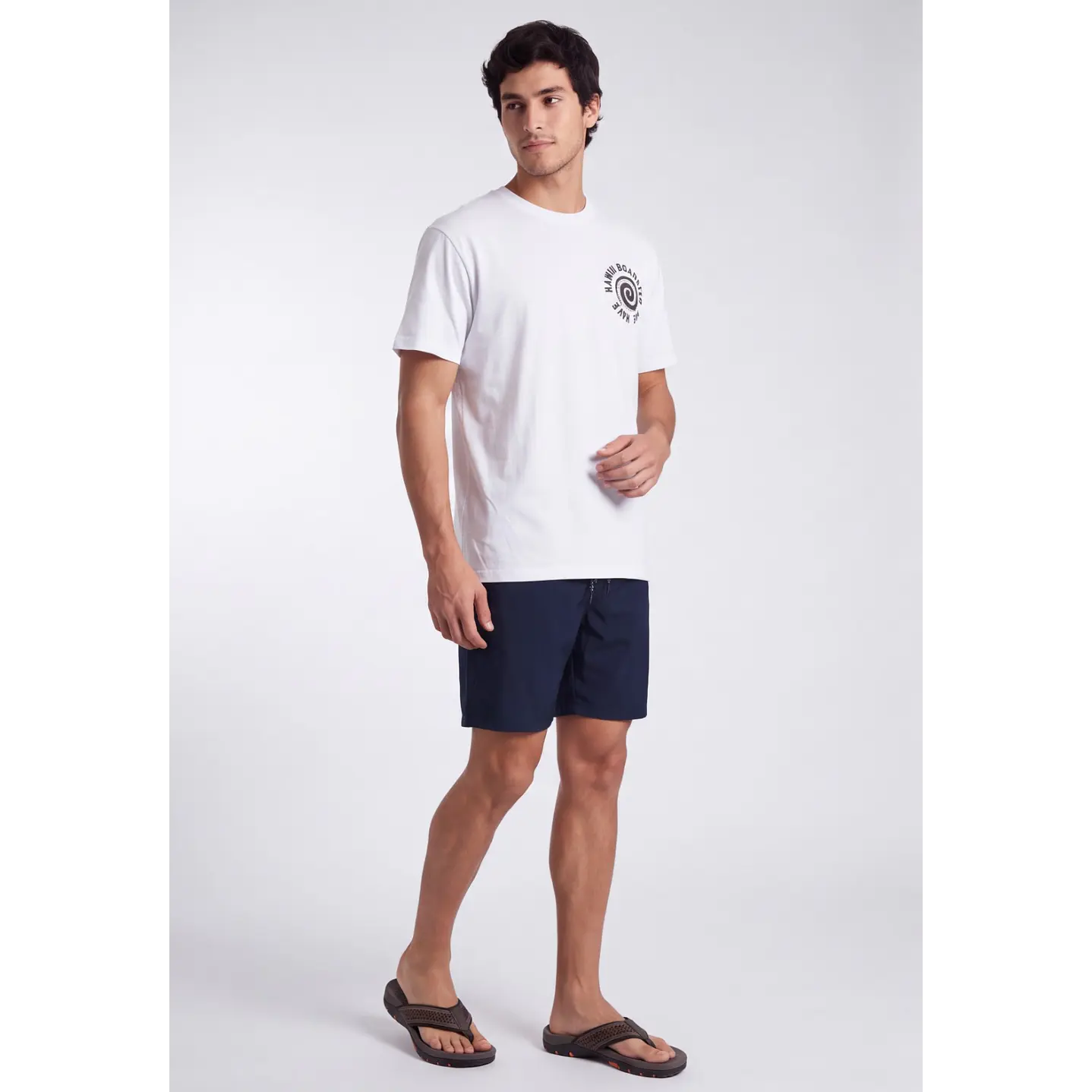 Bermuda Básico Hombre Azul 3