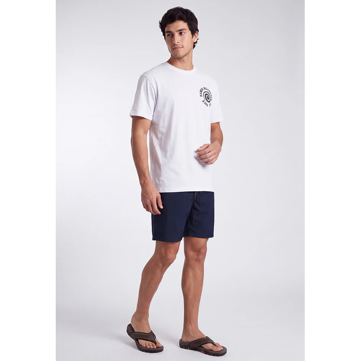Bermuda Básico Hombre Azul 3