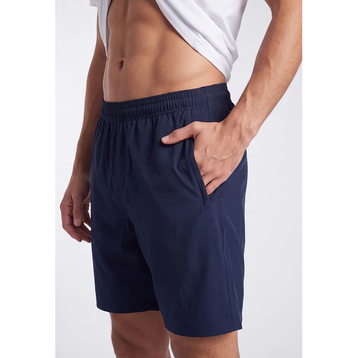 Bermuda Básico Hombre Azul 4