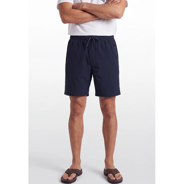 Bermuda Básico Hombre Azul 1