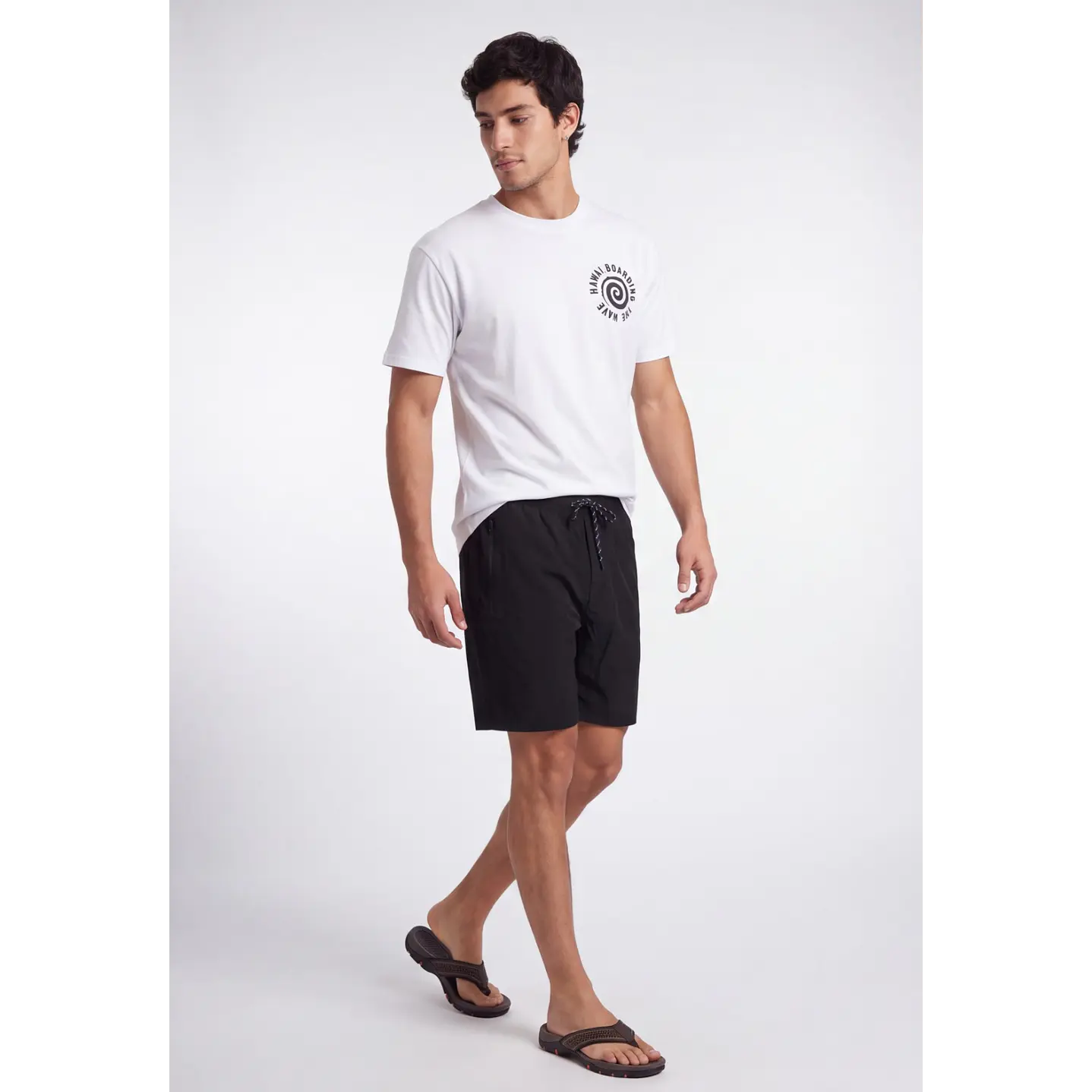 Bermuda Básico Hombre Negro 3