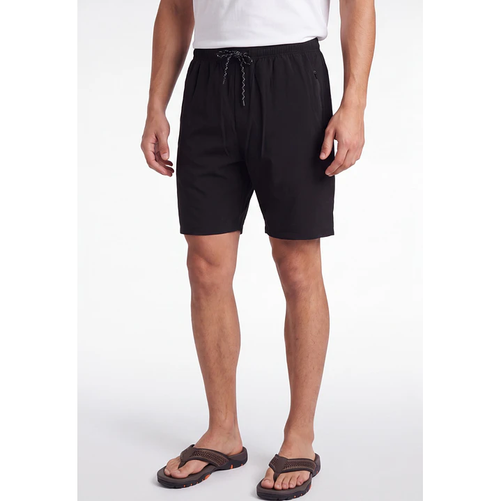 Bermuda Básico Hombre Negro 1