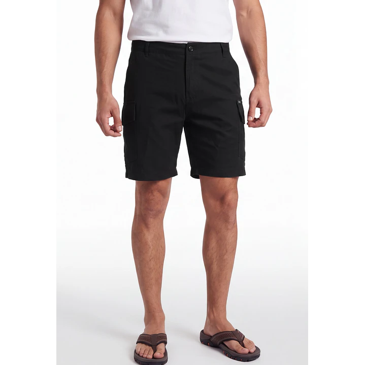 Bermuda Cargo Hombre Negro 1