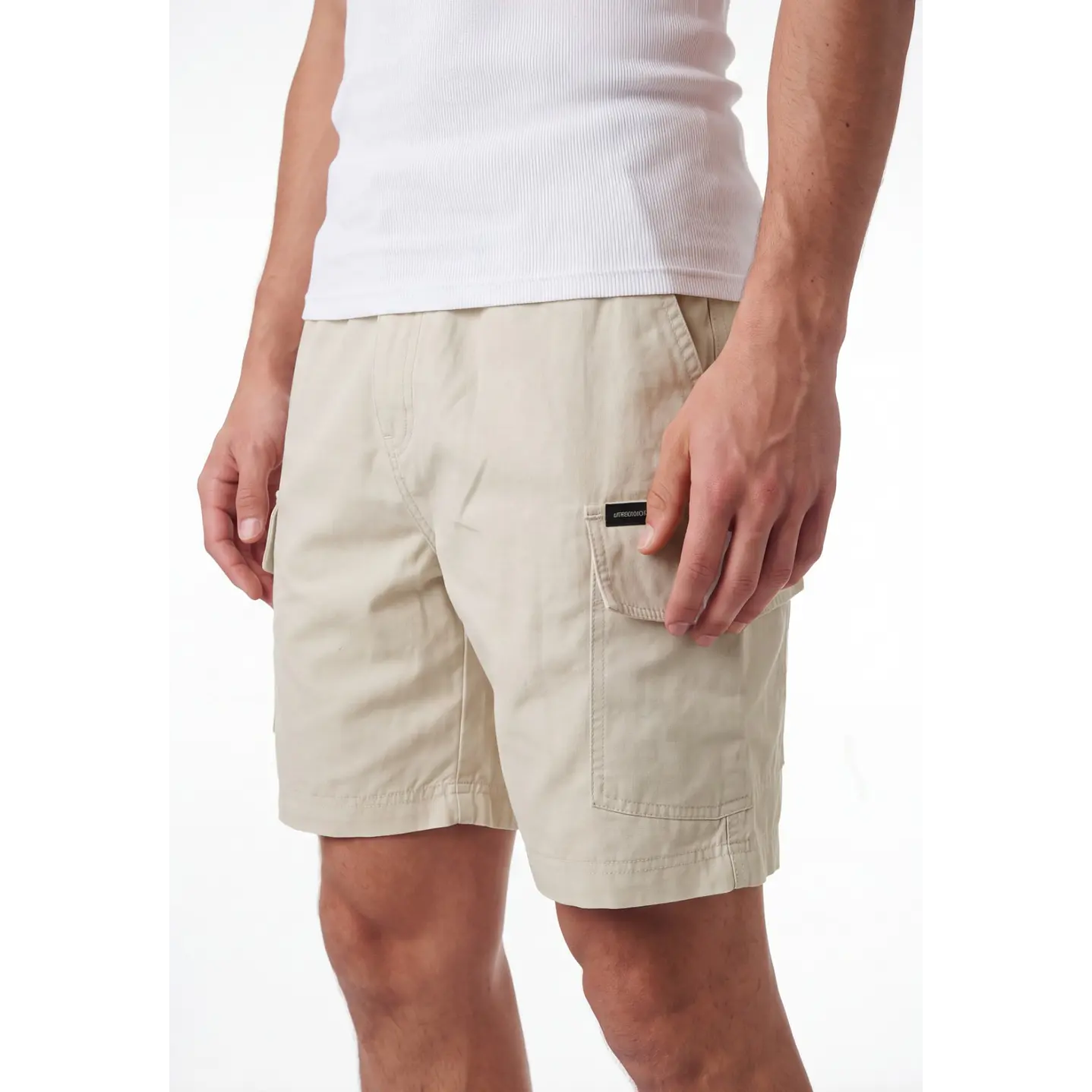 Bermuda Cargo Hombre Kaki 4
