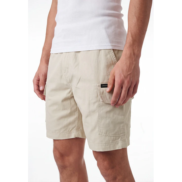 Bermuda Cargo Hombre Kaki 4