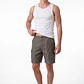 Bermuda Delgado Cargo Hombre Beige - Miniatura 3