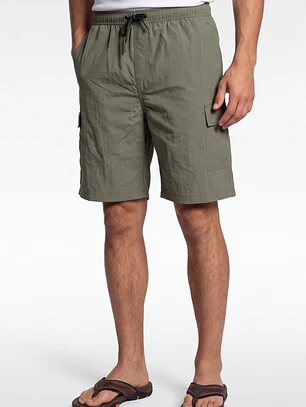 Bermuda Hibrido Cargo Hombre Verde