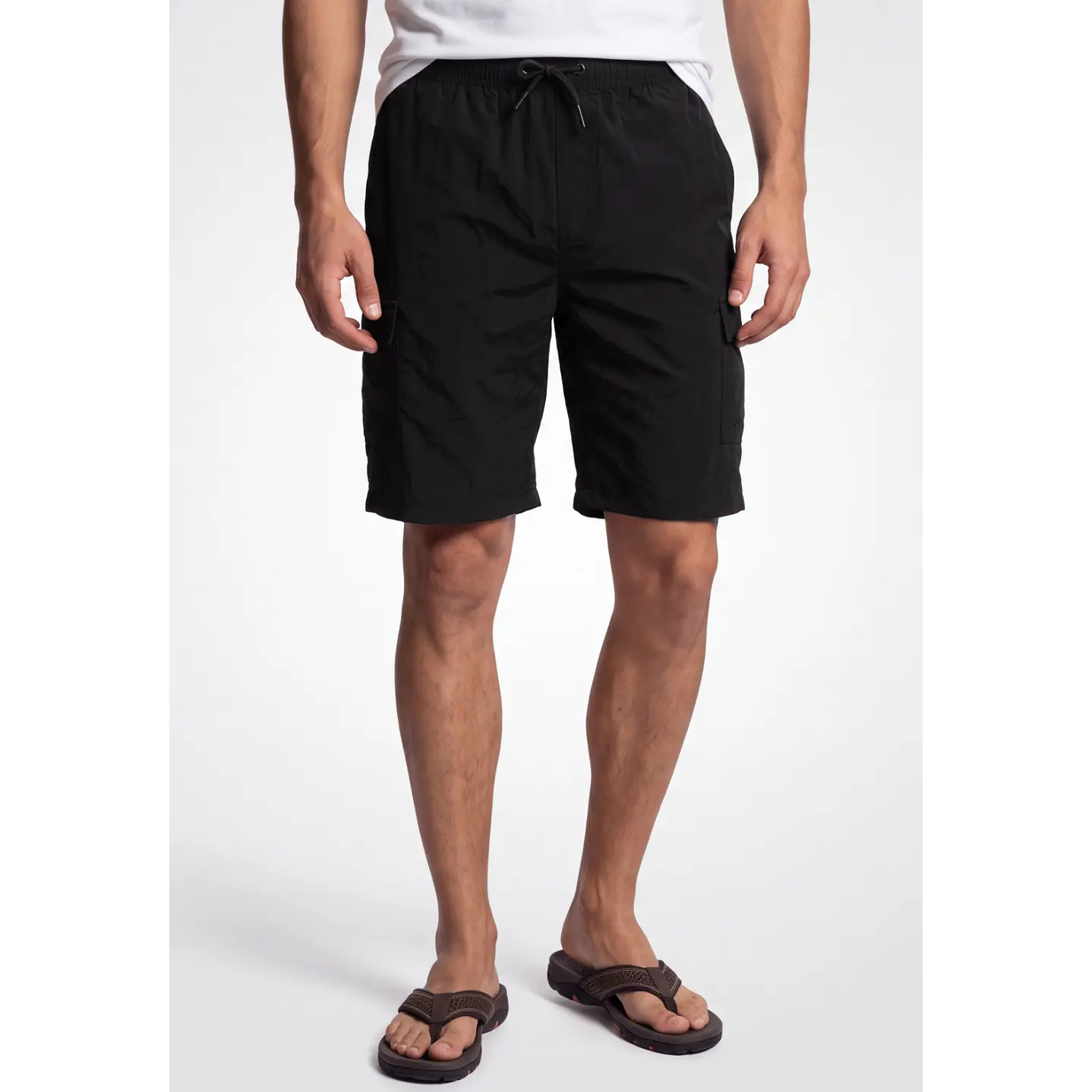 Bermuda Hibrido Cargo Hombre Negro 1