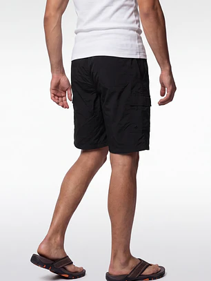 Bermuda Hibrido Cargo Hombre Negro