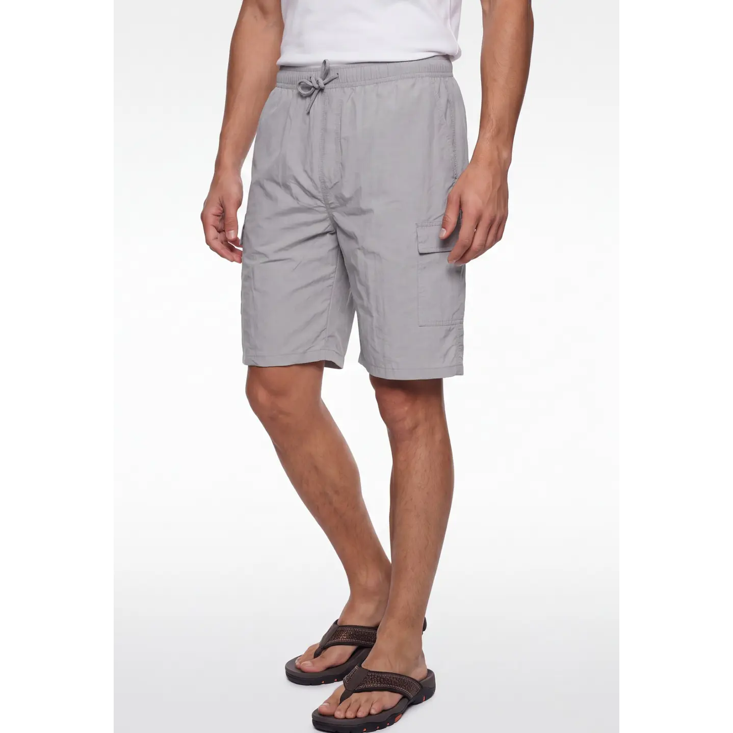 Bermuda Hibrido Cargo Hombre Gris 1