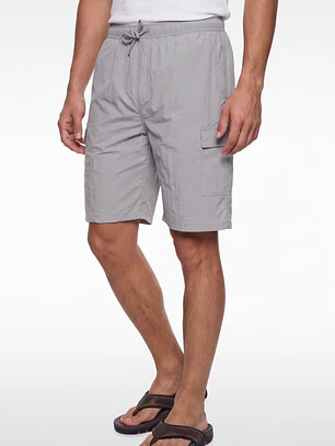 Bermuda Hibrido Cargo Hombre Gris