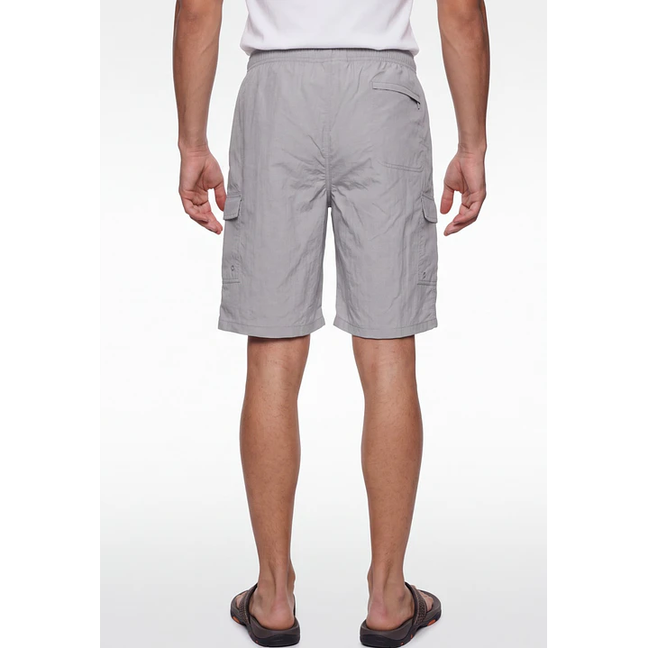 Bermuda Hibrido Cargo Hombre Gris 2