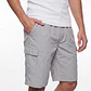 Bermuda Hibrido Cargo Hombre Gris - Miniatura 4