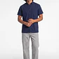 Camisa Lisa Hombre Azul - Miniatura 3