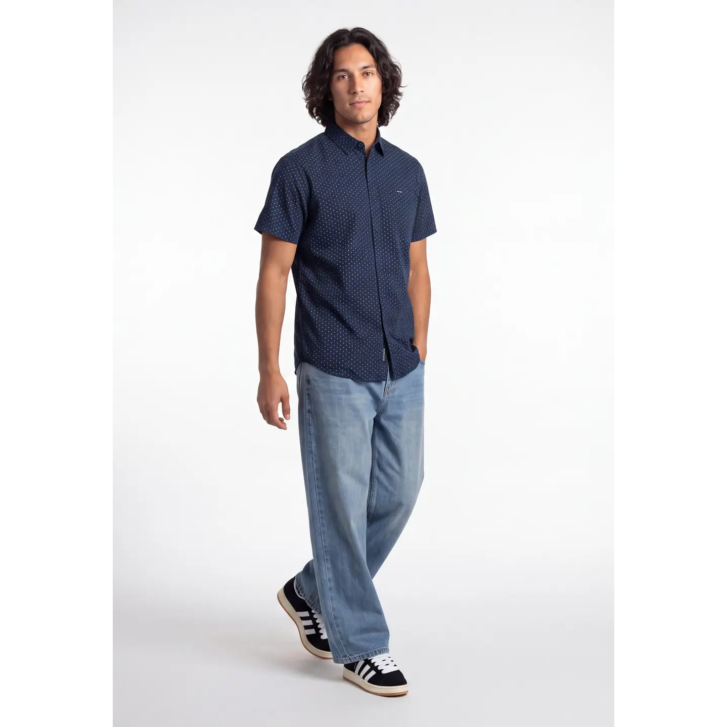 Camisa Hombre Azul 3
