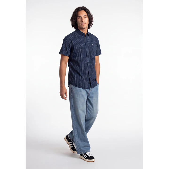 Camisa Hombre Azul 3
