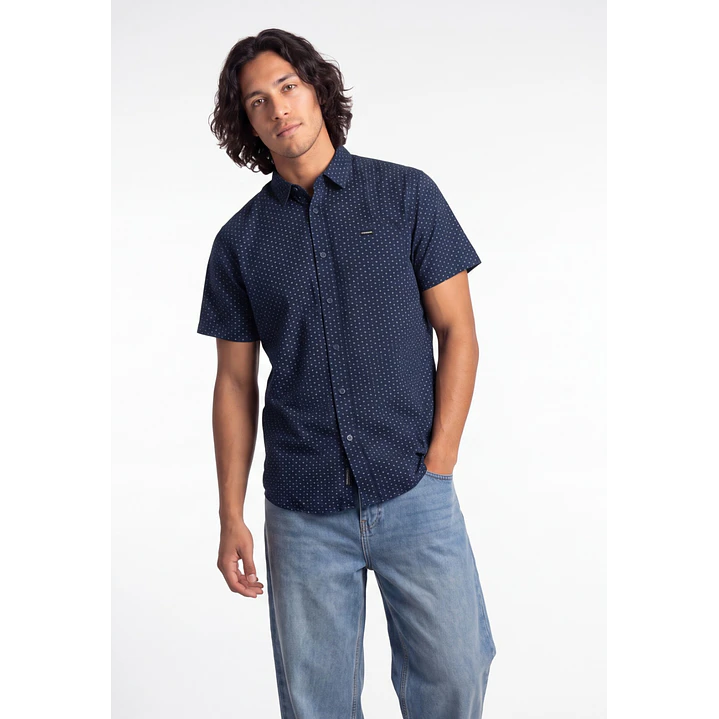 Camisa Hombre Azul 1