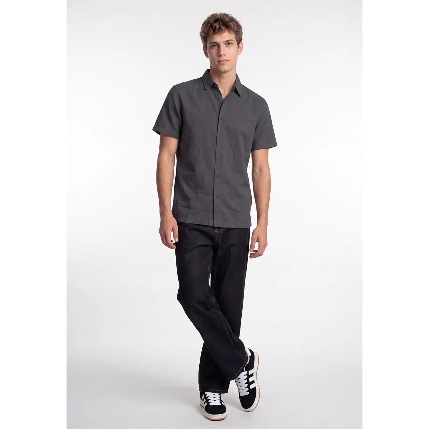 Camisa Hombre Gris 3