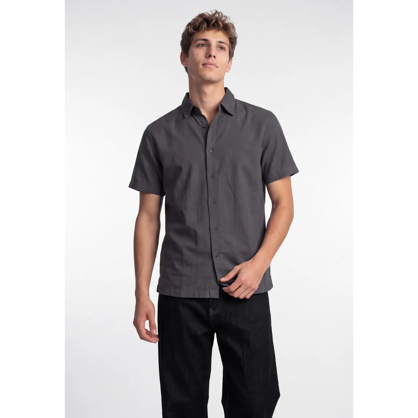 Camisa Hombre Gris 1