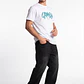 Jeans Parches Baggy Hombre Negro - Miniatura 3