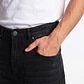 Jeans Parches Baggy Hombre Negro - Miniatura 4