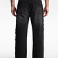Jeans Parches Baggy Hombre Negro - Miniatura 2