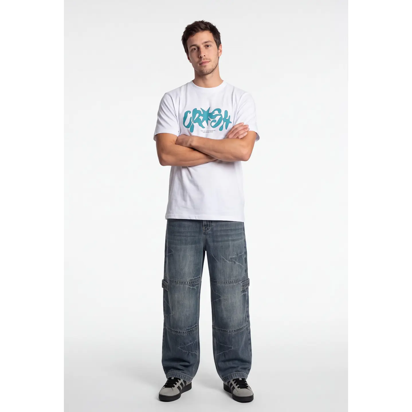 Jeans Parche Skater Hombre Azul 3