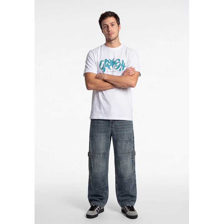 Jeans Parche Skater Hombre Azul 3