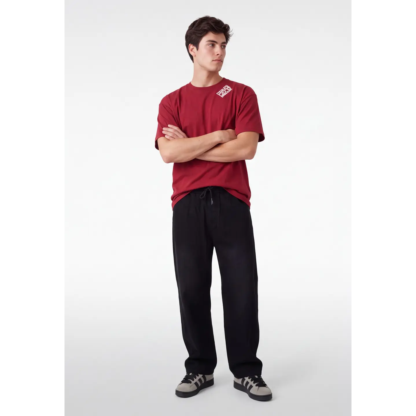 Jeans Jogger Baggy Hombre Negro 3