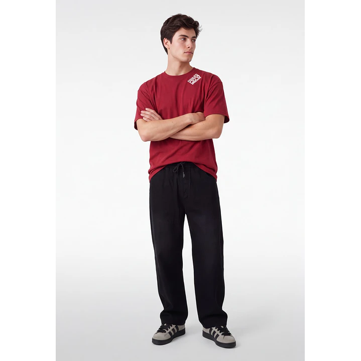 Jeans Jogger Baggy Hombre Negro 3